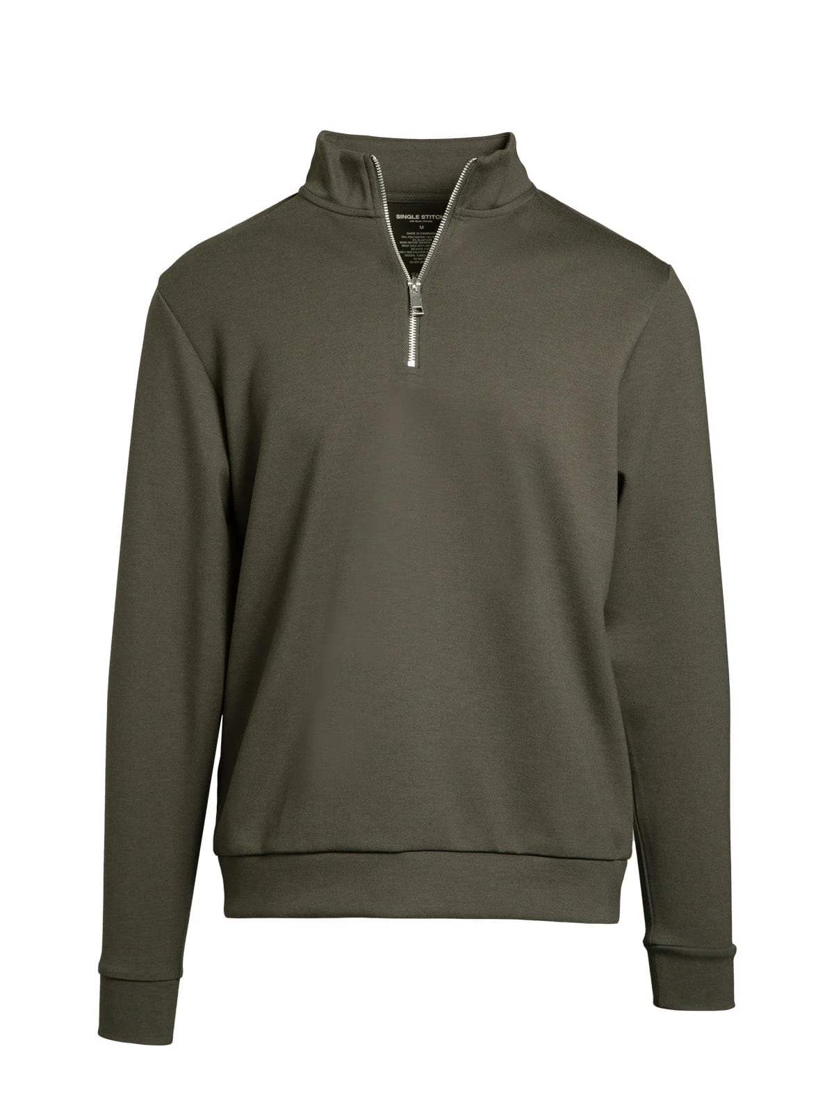 Single Stitch Classic 1/4 Zip Sweatshirt - Image 10