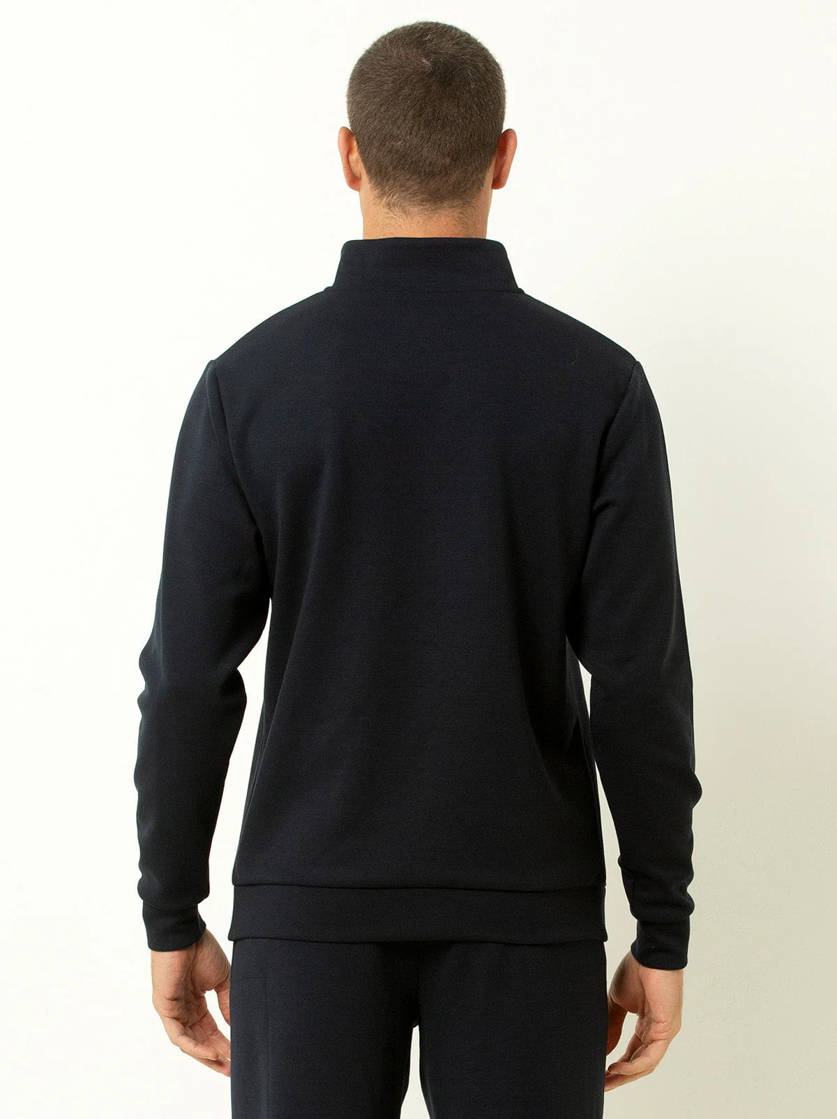 Single Stitch Classic 1/4 Zip Sweatshirt - Image 3