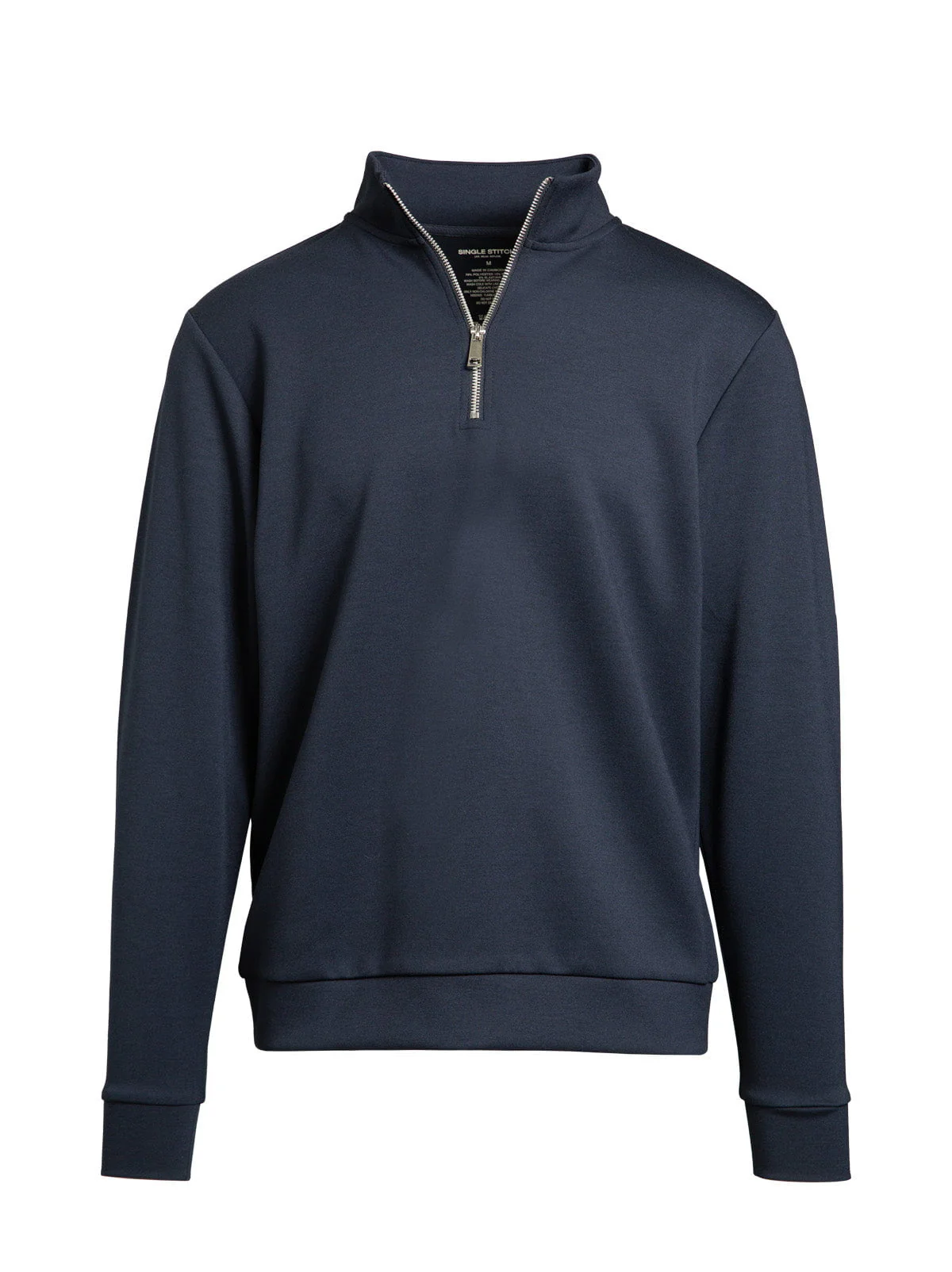 Single Stitch Classic 1/4 Zip Sweatshirt - Image 5