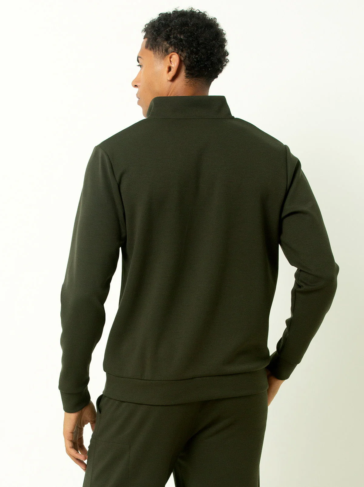 Single Stitch Classic 1/4 Zip Sweatshirt - Image 7