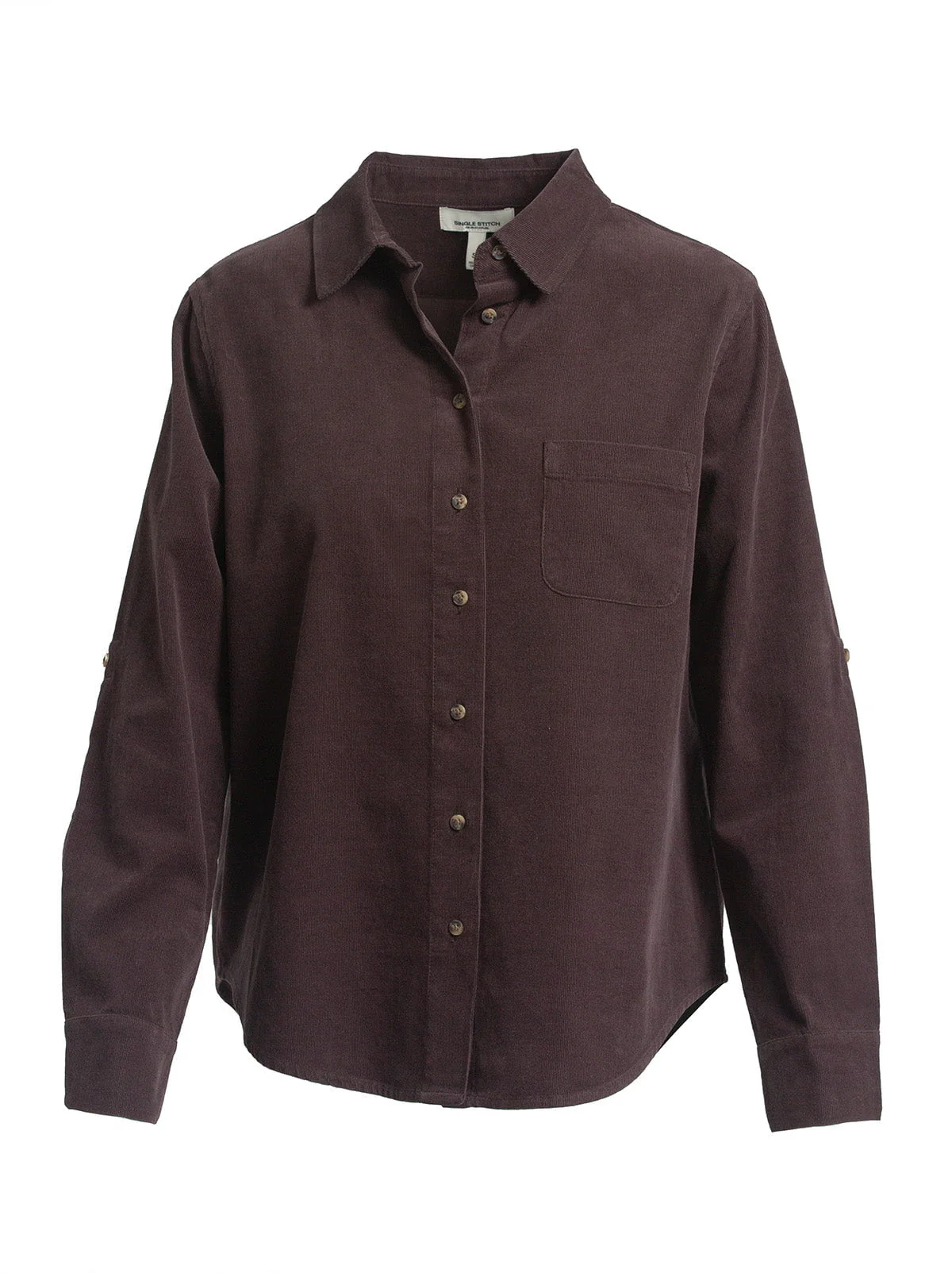Single Stitch Corduroy Button-Up Shirt - Image 5