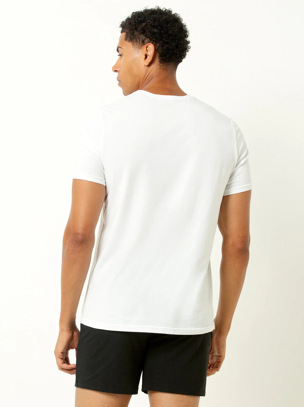 Single Stitch Cotton Modal Crew Neck T-Shirt 3-Pack - Image 4