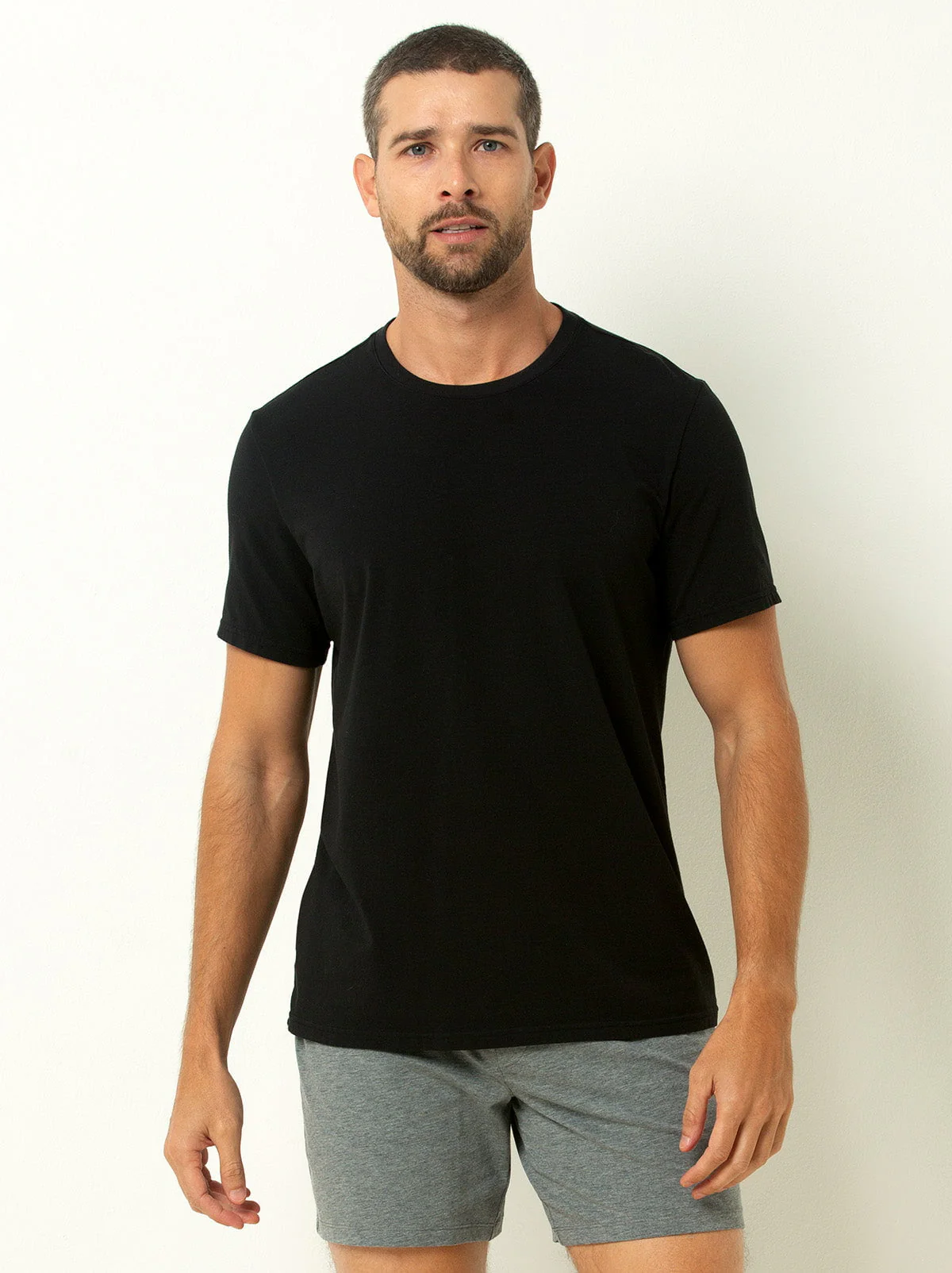 Single Stitch Cotton Modal Crew Neck T-Shirt 3-Pack - Image 6