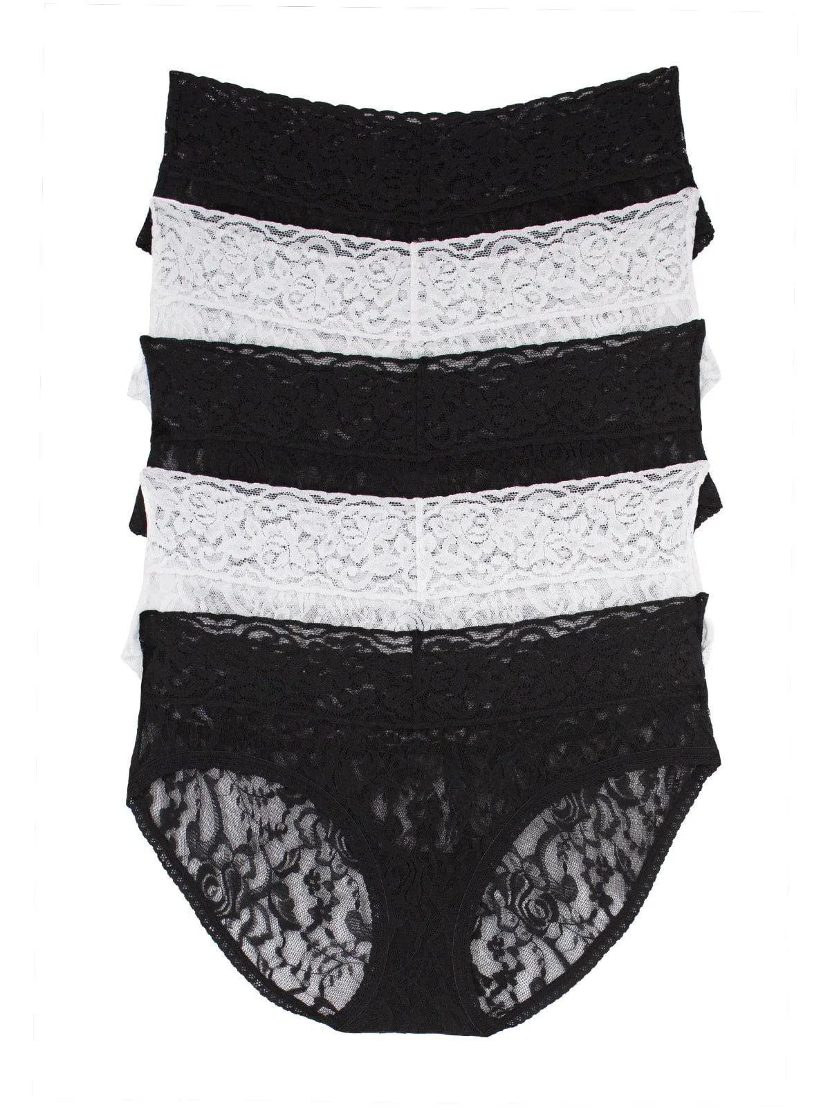 Signature Stretch Lace Low Rise Hipster 5-Pack - Image 9