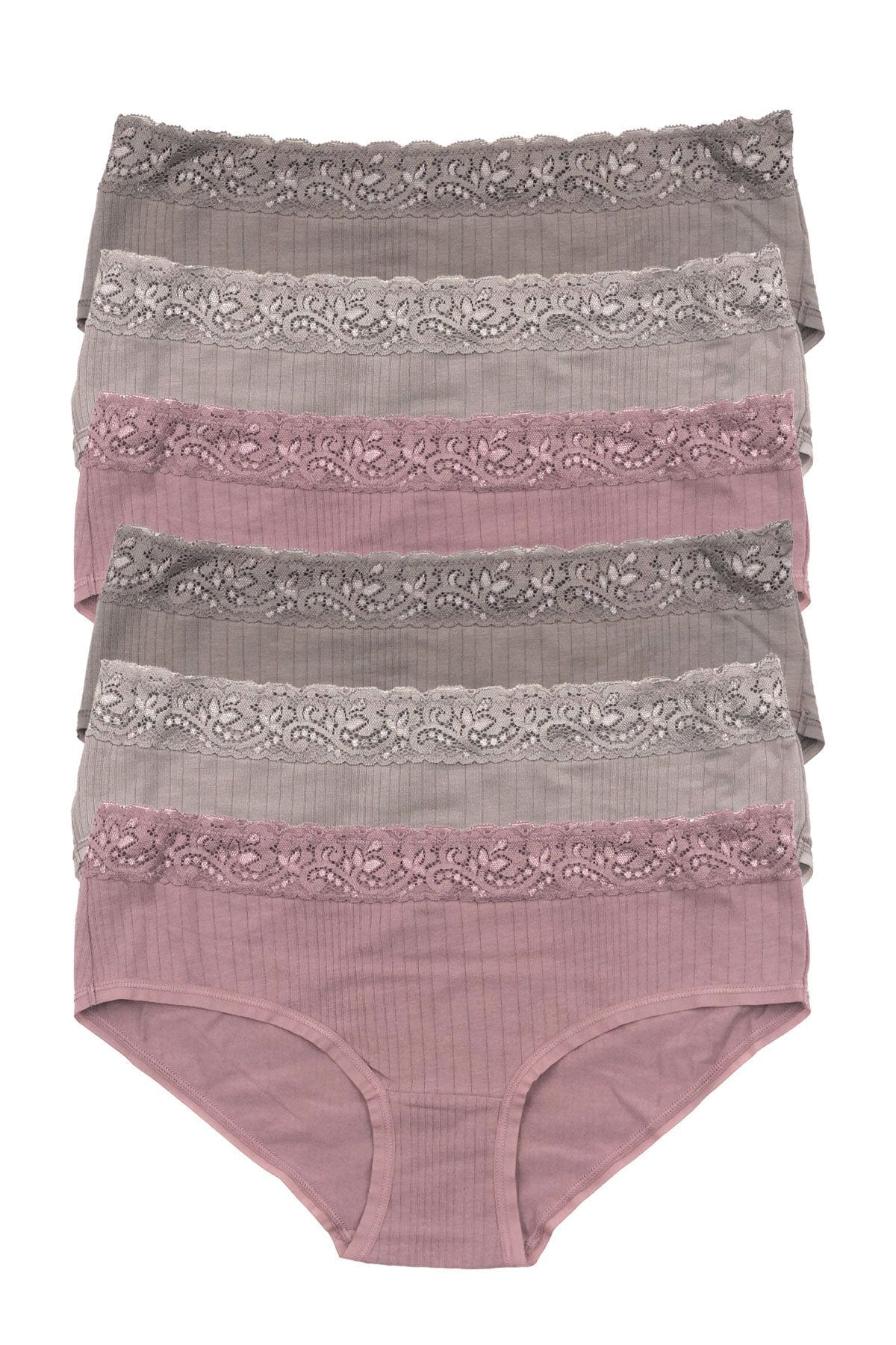 Low Rise Modal Lace Hipster 6-Pack - Image 5
