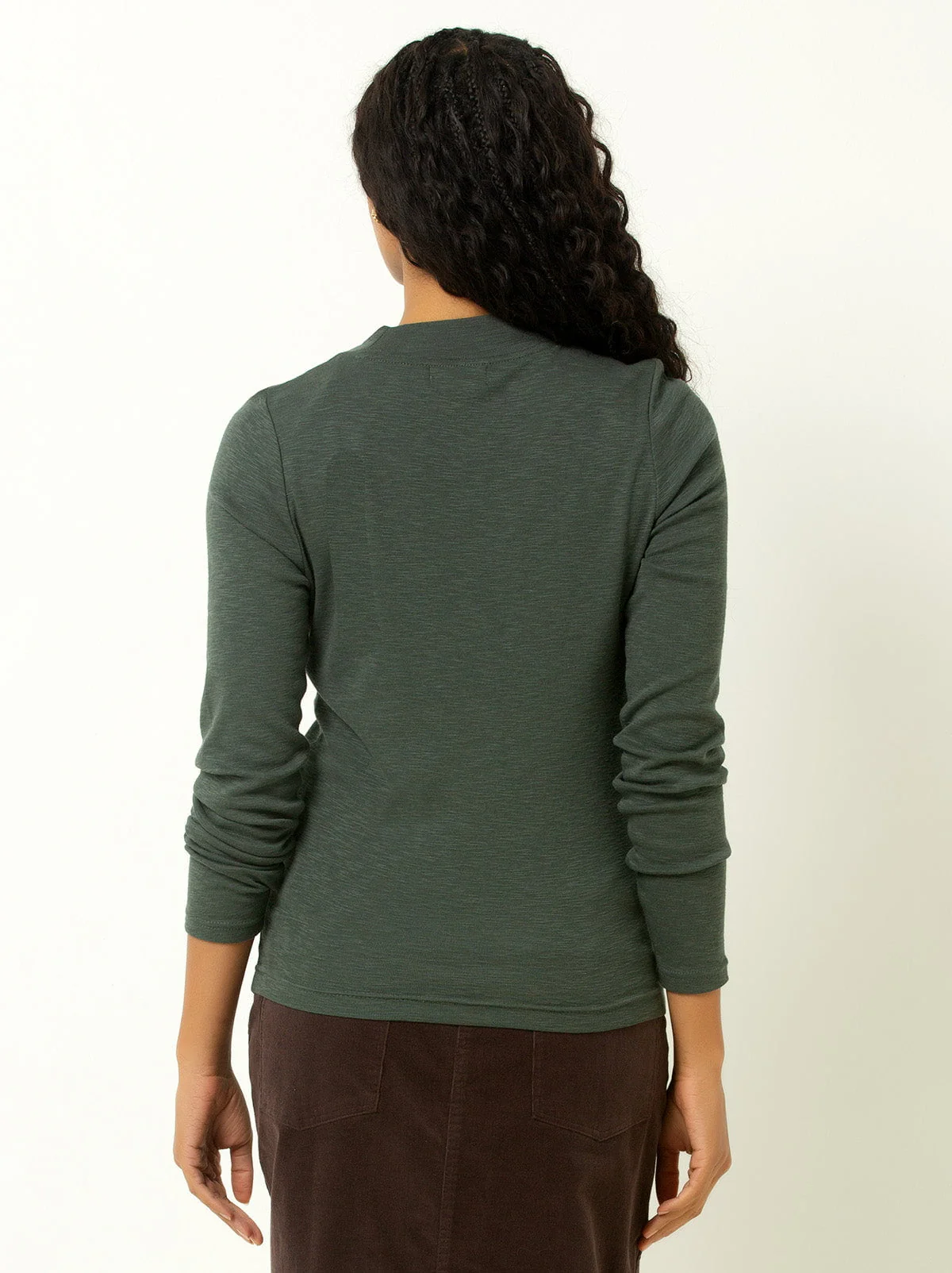 Single Stitch Long Sleeve Knit Top - Image 12