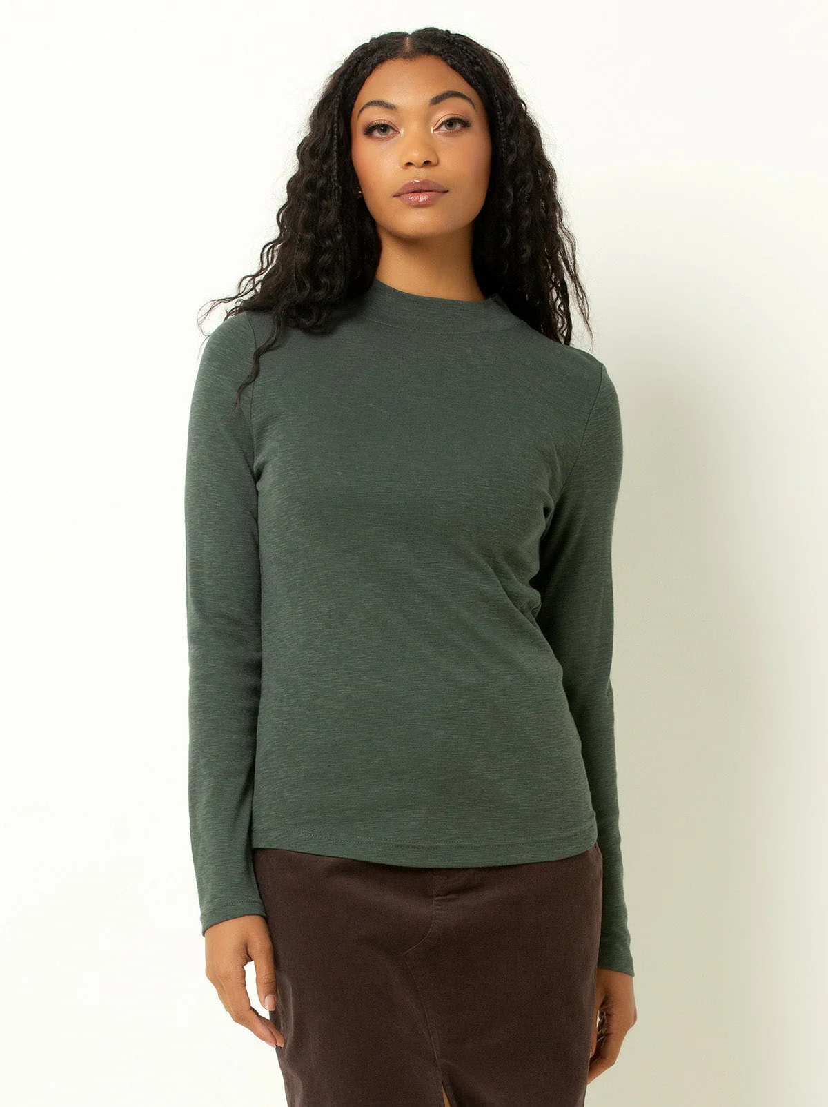 Single Stitch Long Sleeve Knit Top - Image 14