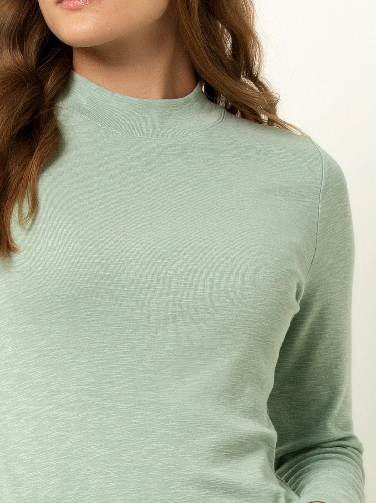 Single Stitch Long Sleeve Knit Top - Image 9