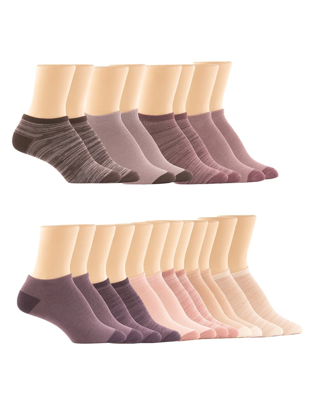 No-Show Bamboo Socks 10-Pack - Image 5