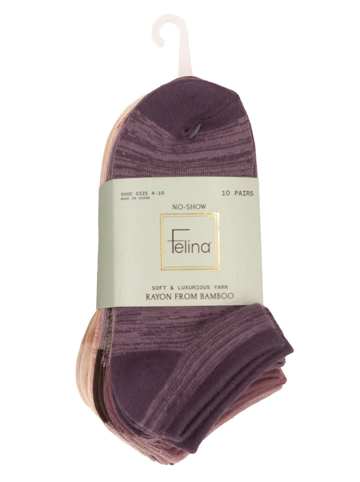 No-Show Bamboo Socks 10-Pack - Image 6