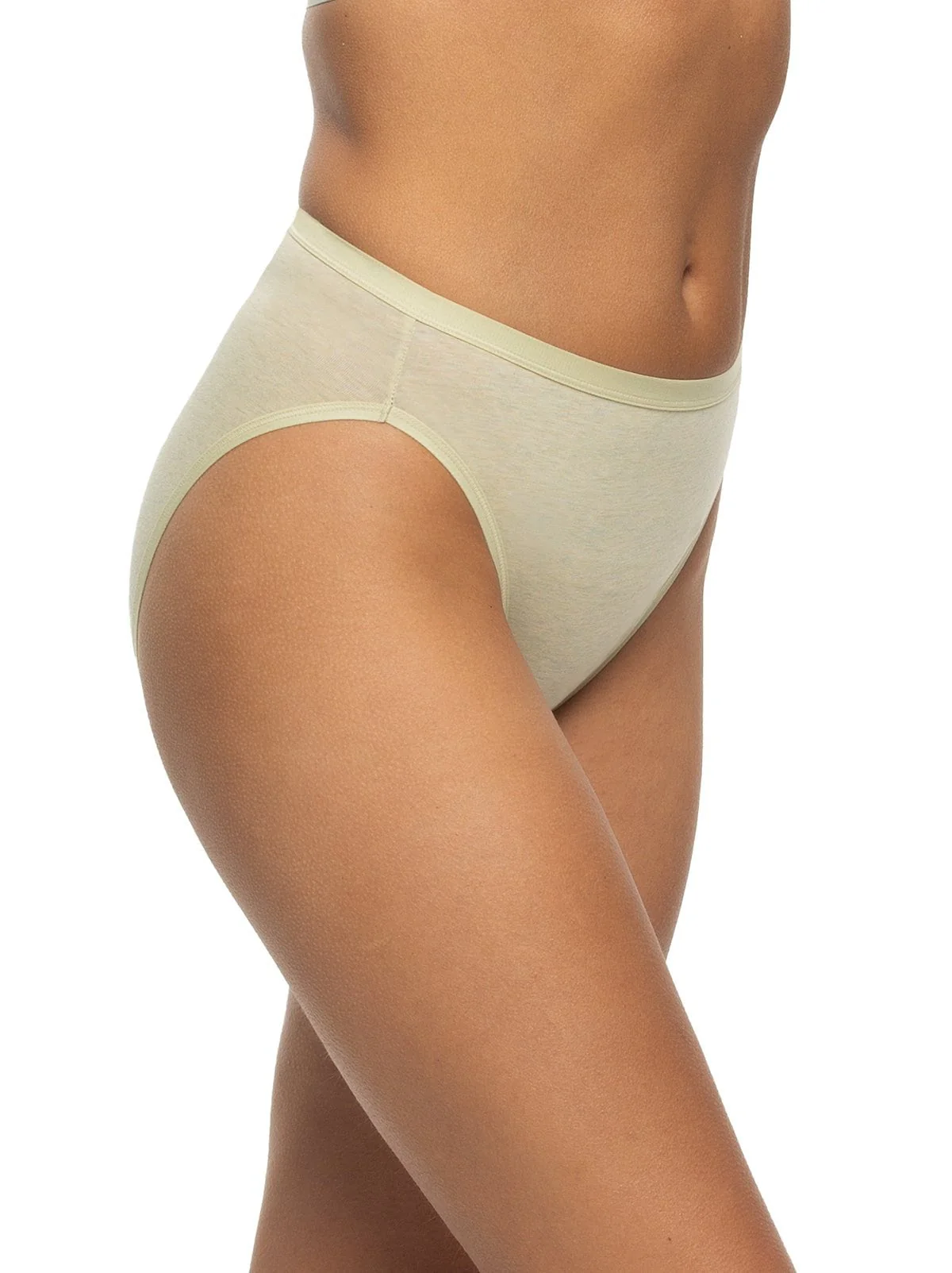 Organic Cotton Stretch Hi-Cut Panty - Image 10