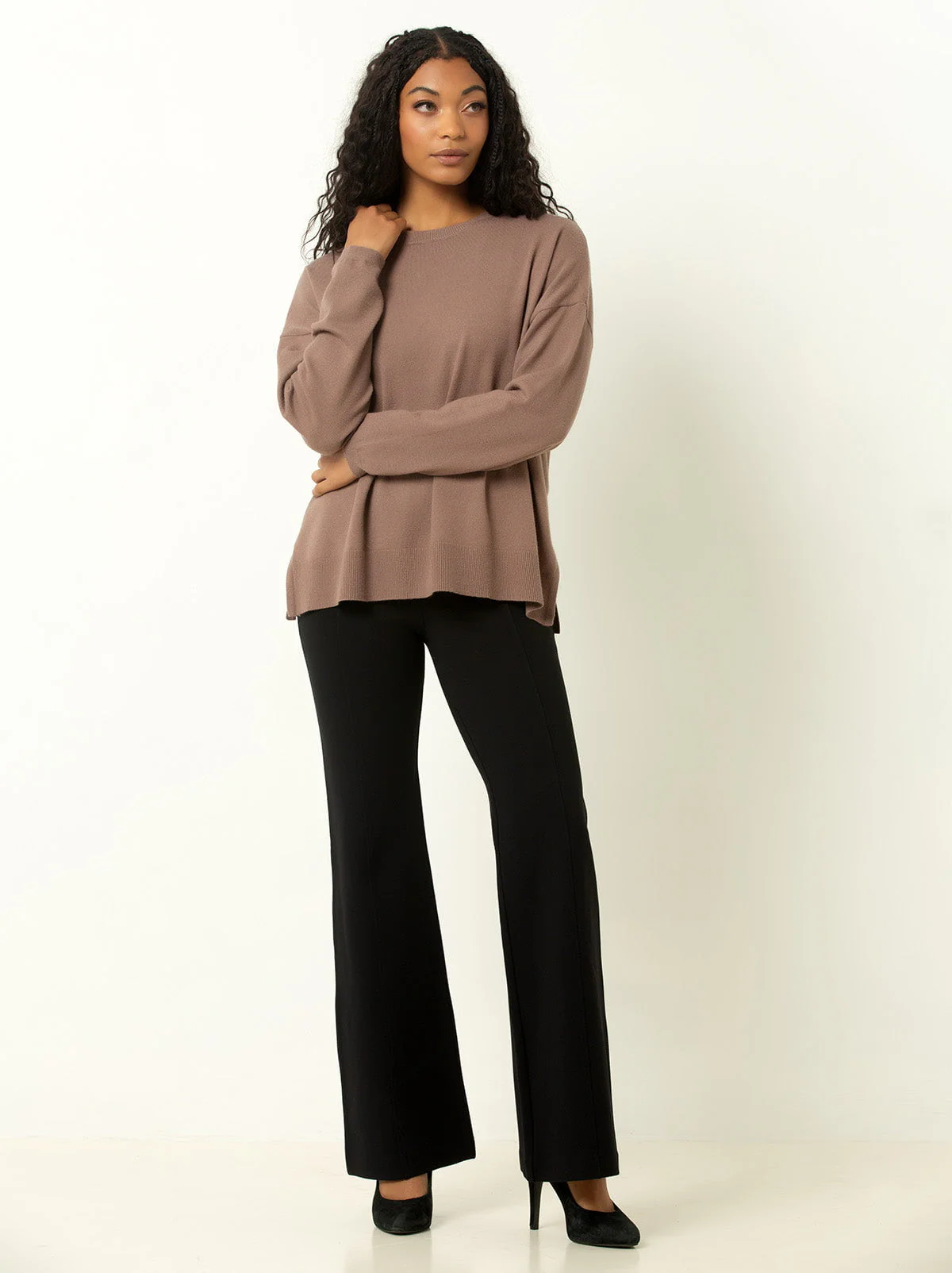 Single Stitch Relaxed Crew Neck Sweater - Image 13