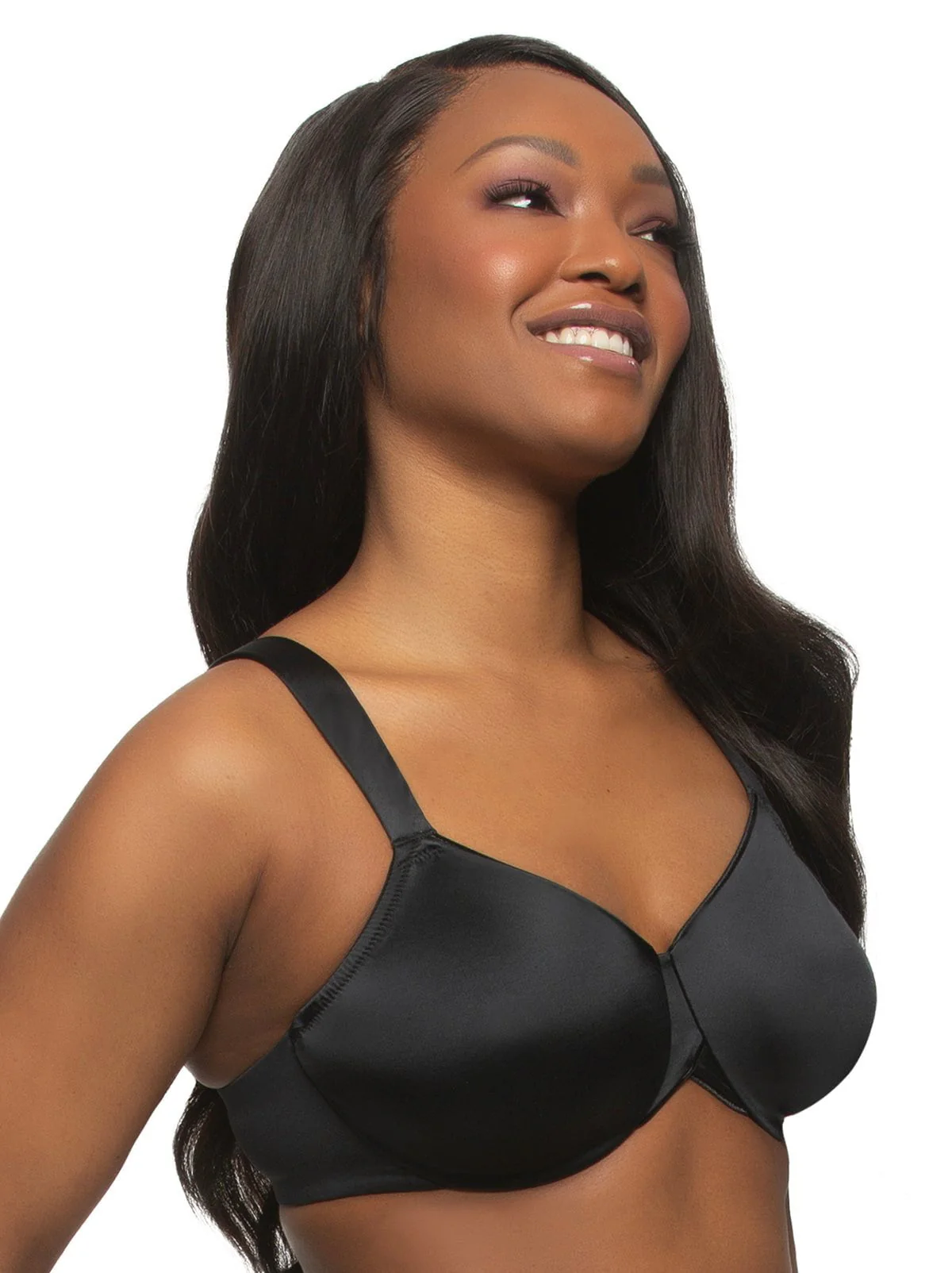 Stellar Smooth Satin Unlined Underwire Bra - Image 10