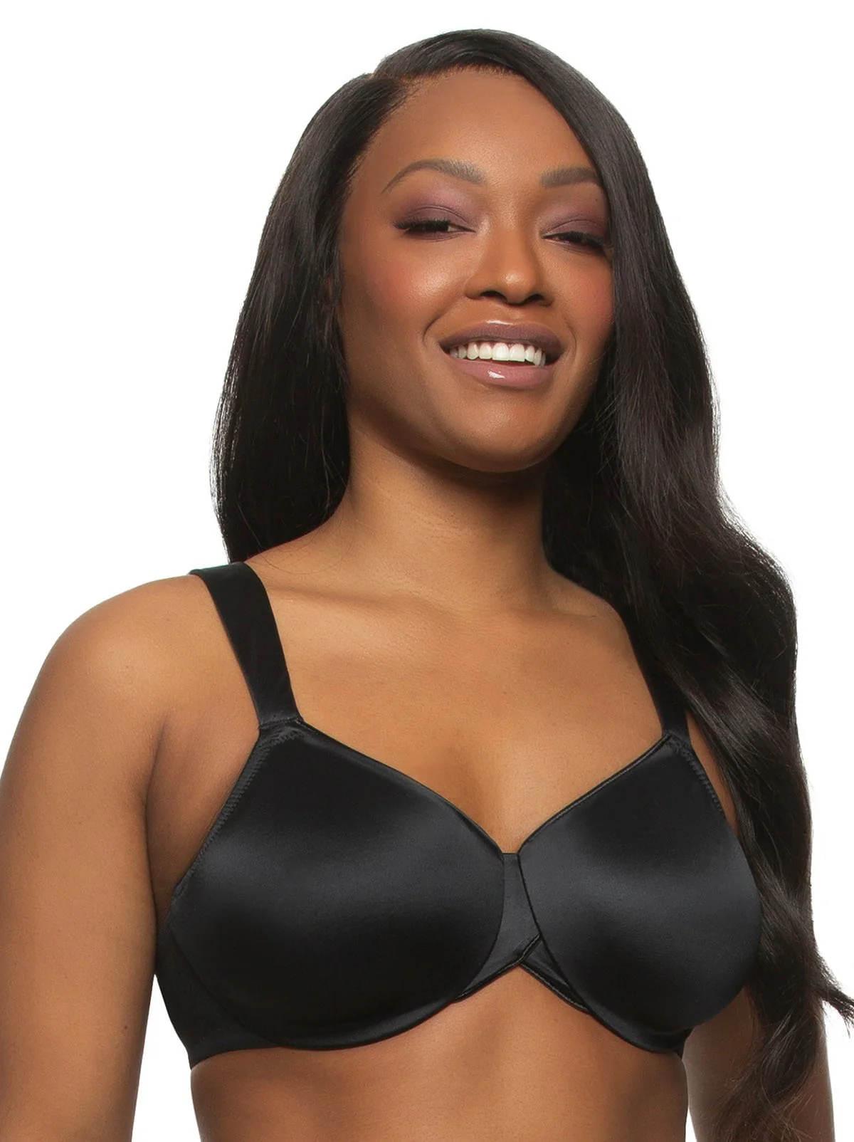 Stellar Smooth Satin Unlined Underwire Bra - Image 9