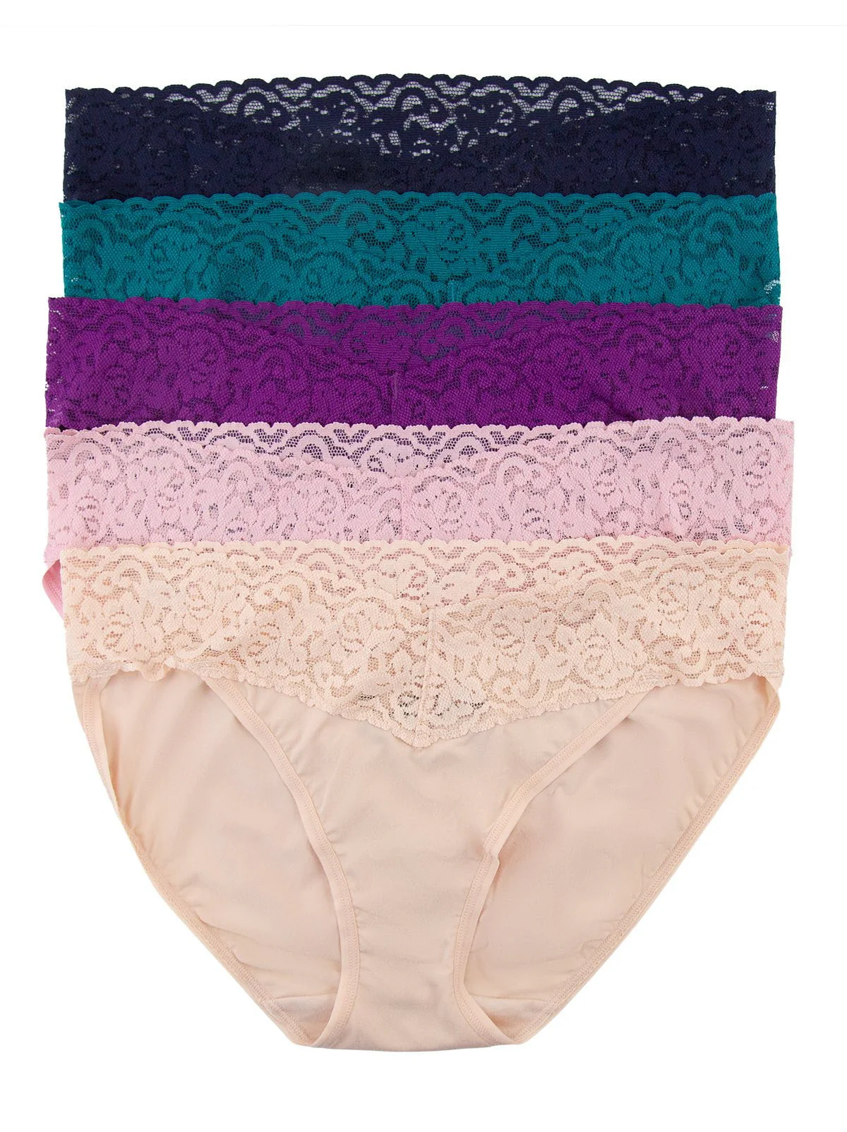 Lace Top Bikini Underwear 5-Pack - Image 20