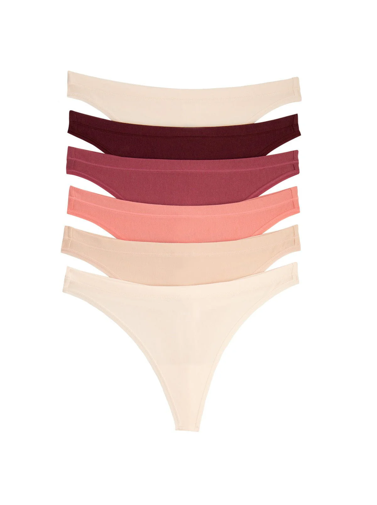 Super Stretchy Cotton Thong 6-Pack - Image 12