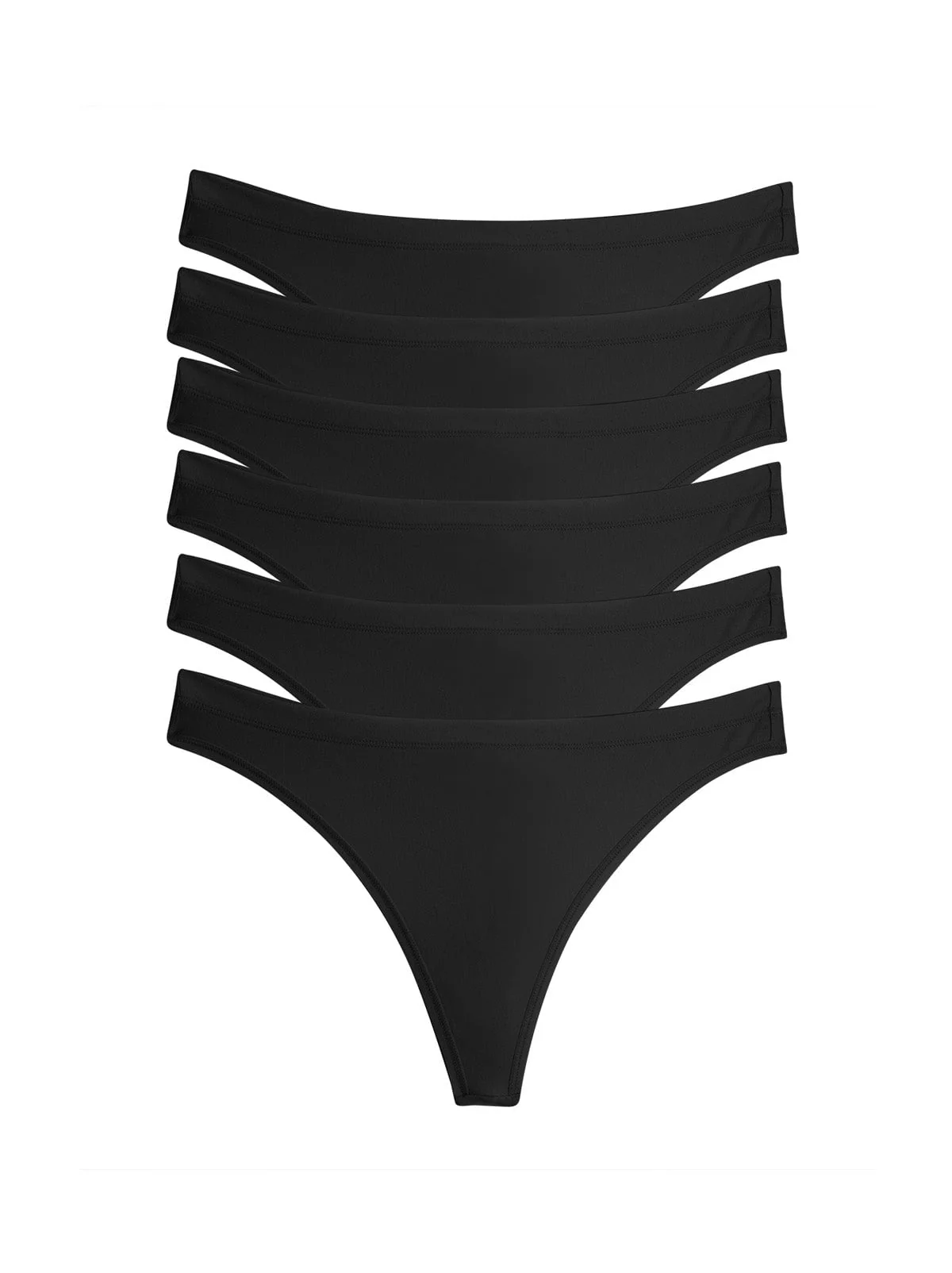 Super Stretchy Cotton Thong 6-Pack - Image 8