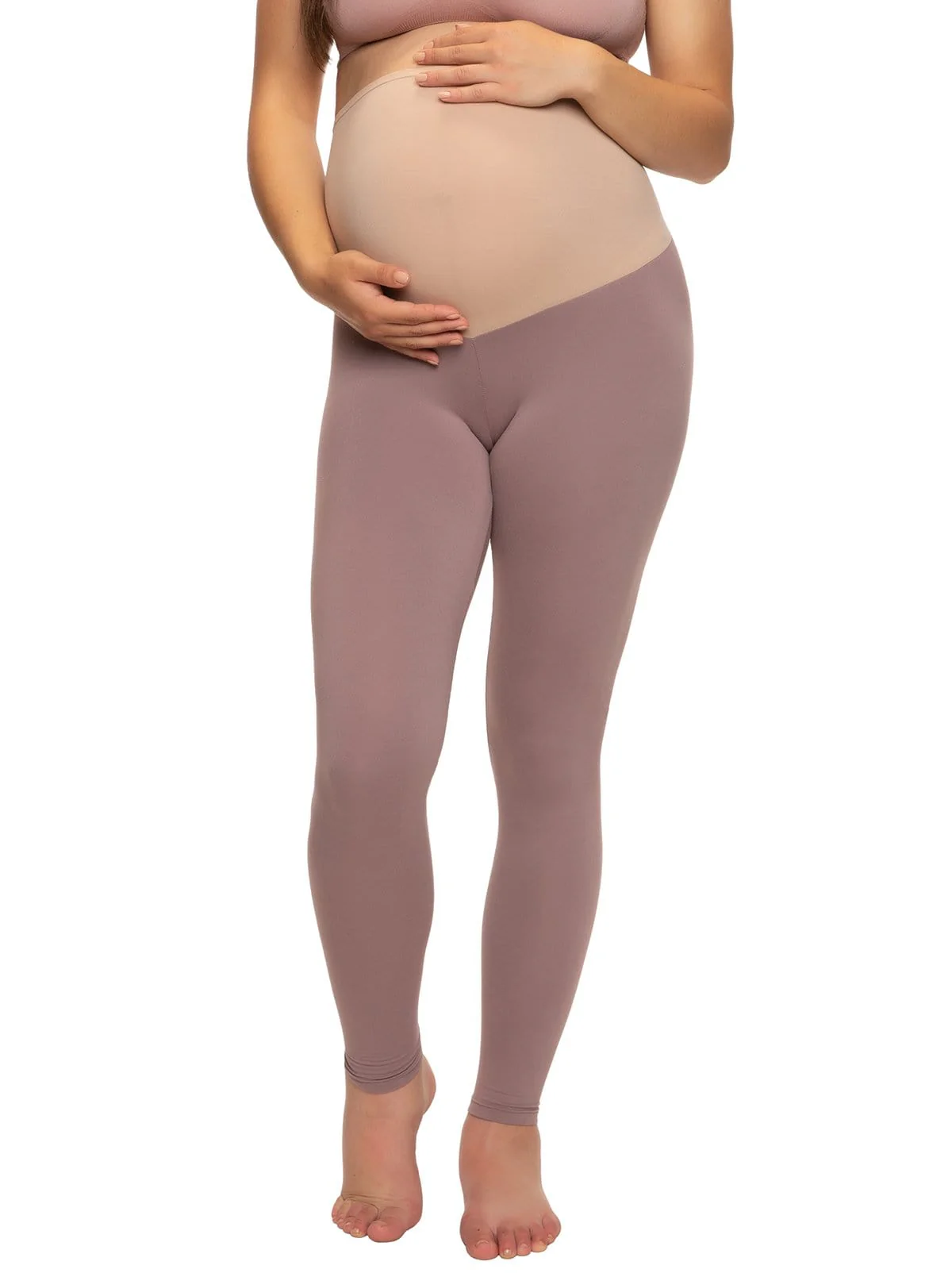 Velvety Soft Maternity Leggings 2-Pack - Image 17
