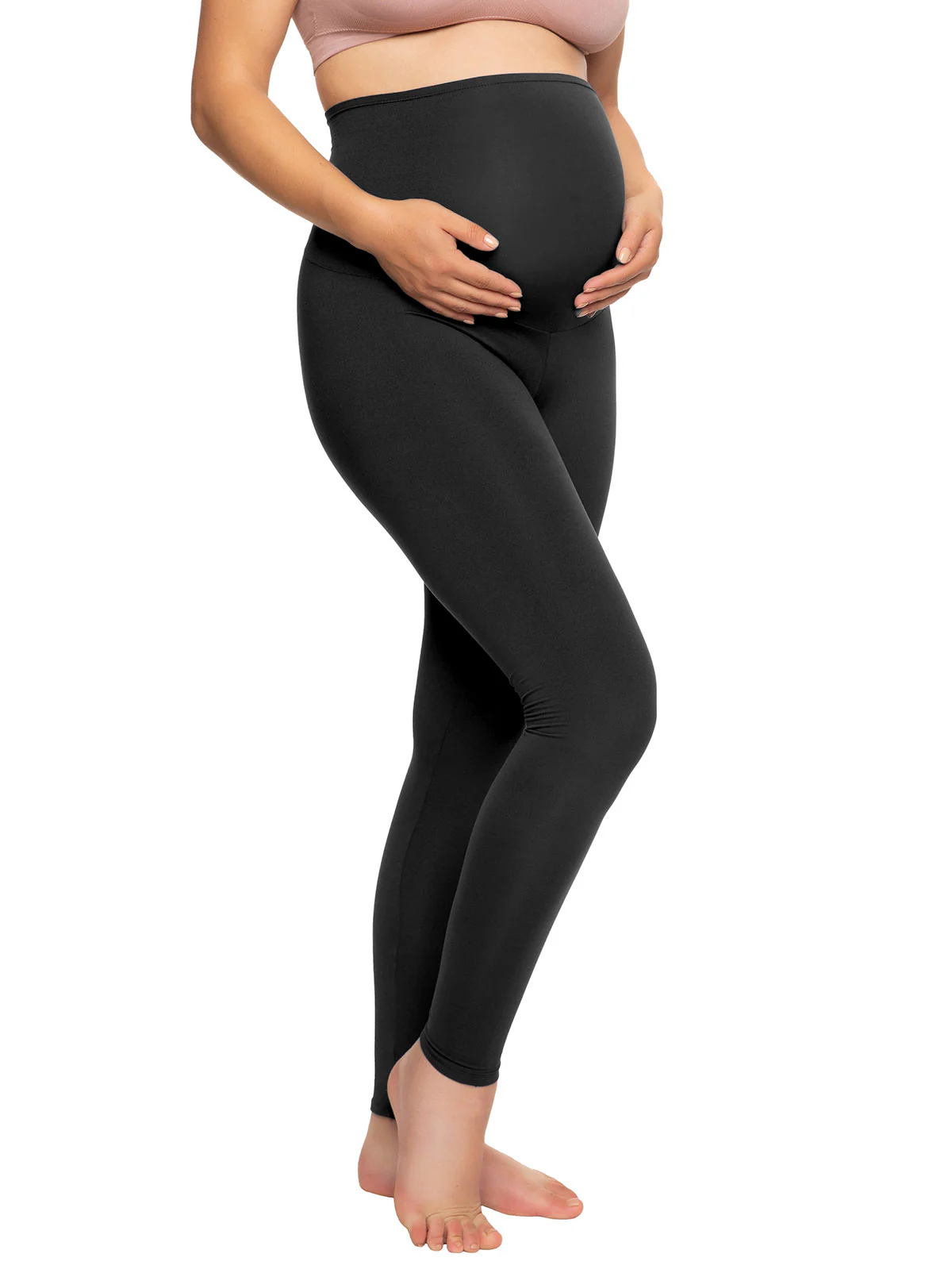 Velvety Soft Maternity Leggings 2-Pack - Image 8